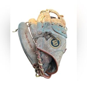 VTG Wilson Baseball Glove with Brown and Tan Accents